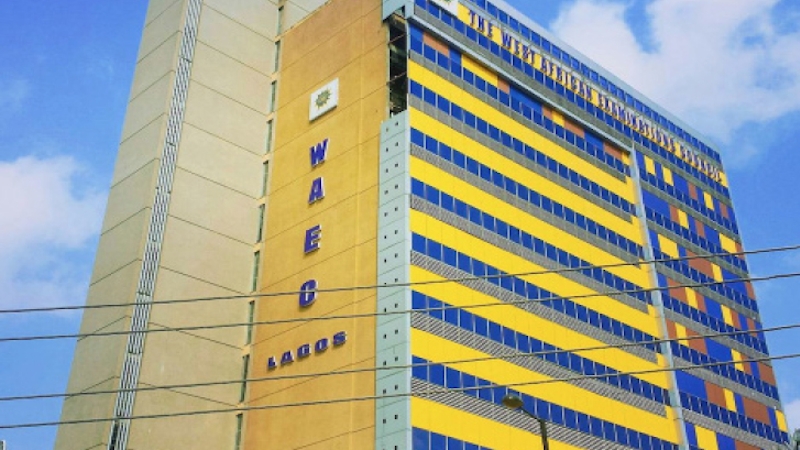 building of the WAEC headquarters office in Yaba, Lagos 