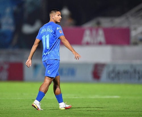 Faiq Bolkiah in a match for Chonburi FC