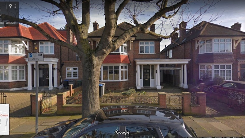 Peter Obi's house in London