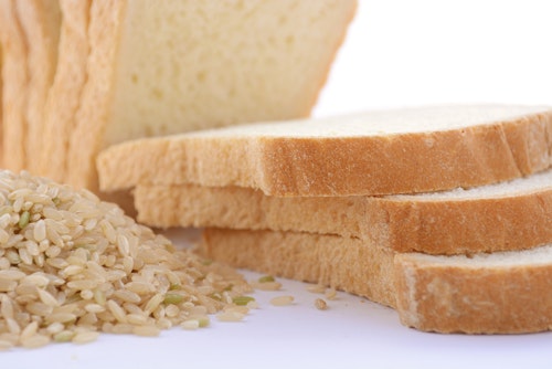 Refined white rice and bread