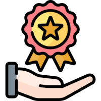 Reward or award icon