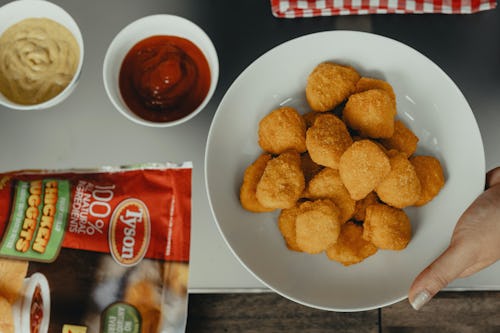 Akara and palm oil sauce