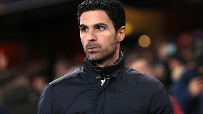 Images of Arsenal manager Mikel Arteta