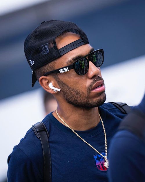 Image of Barcelona's striker Pierre-Emerick Aubameyang