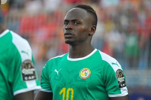 14 July 2019, Egypt, Cairo: Senegal's Sadio Mane reacts during the 2019 Africa Cup of Nations semi-final soccer match between Senegal and Tunisia at the 30 June Stadium