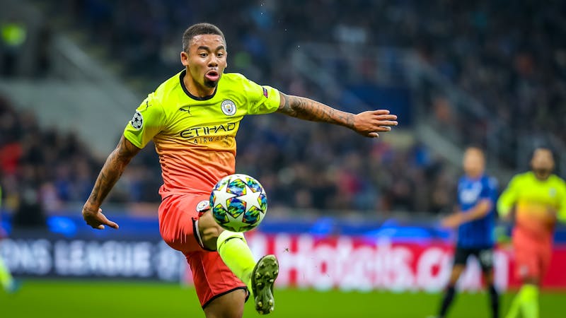 Image of Manchester City's striker Gabriel Jesus