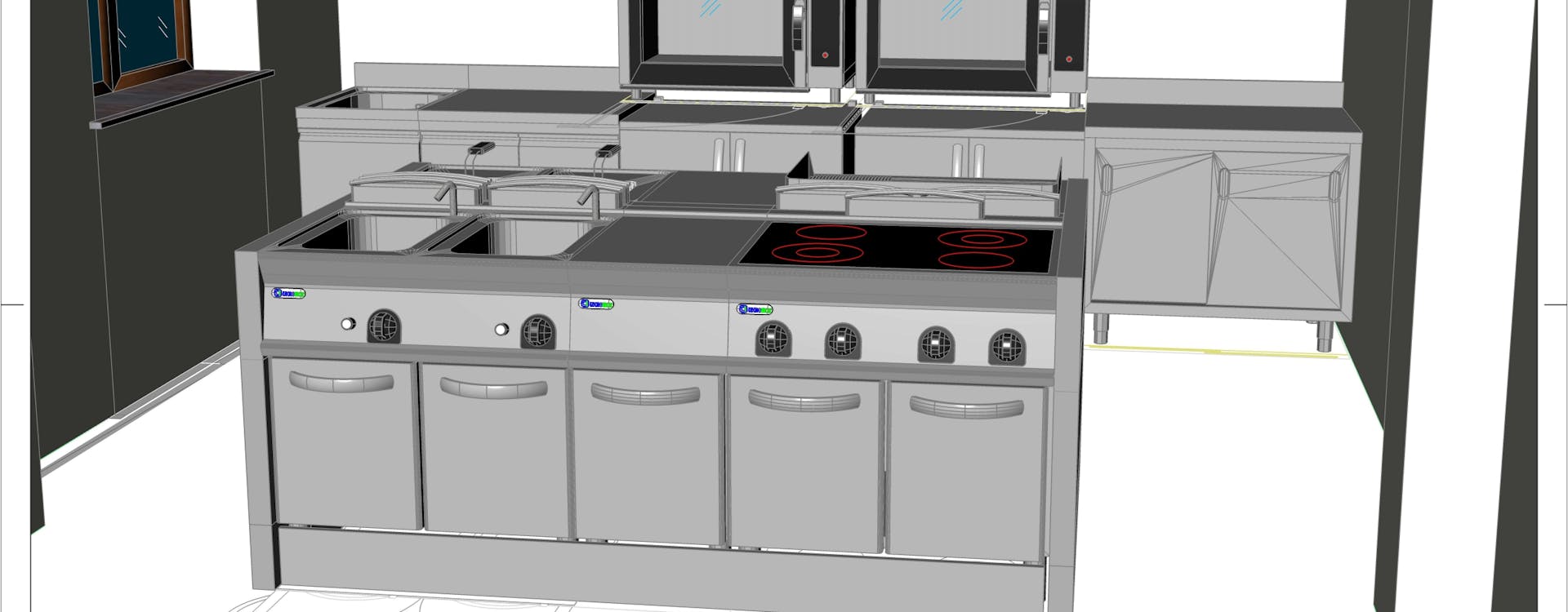 A Tecnoinox's kitchen project