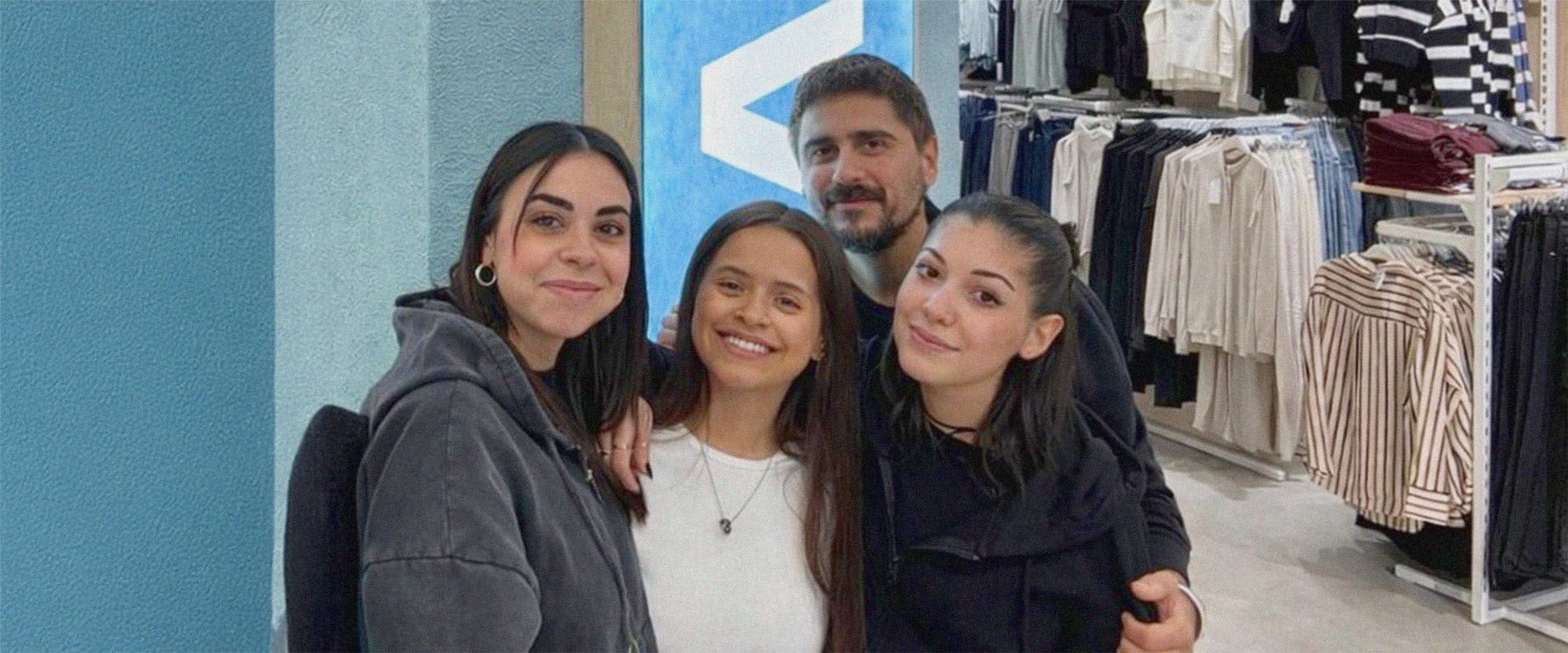 Francesco Codazzo con alcune colleghe