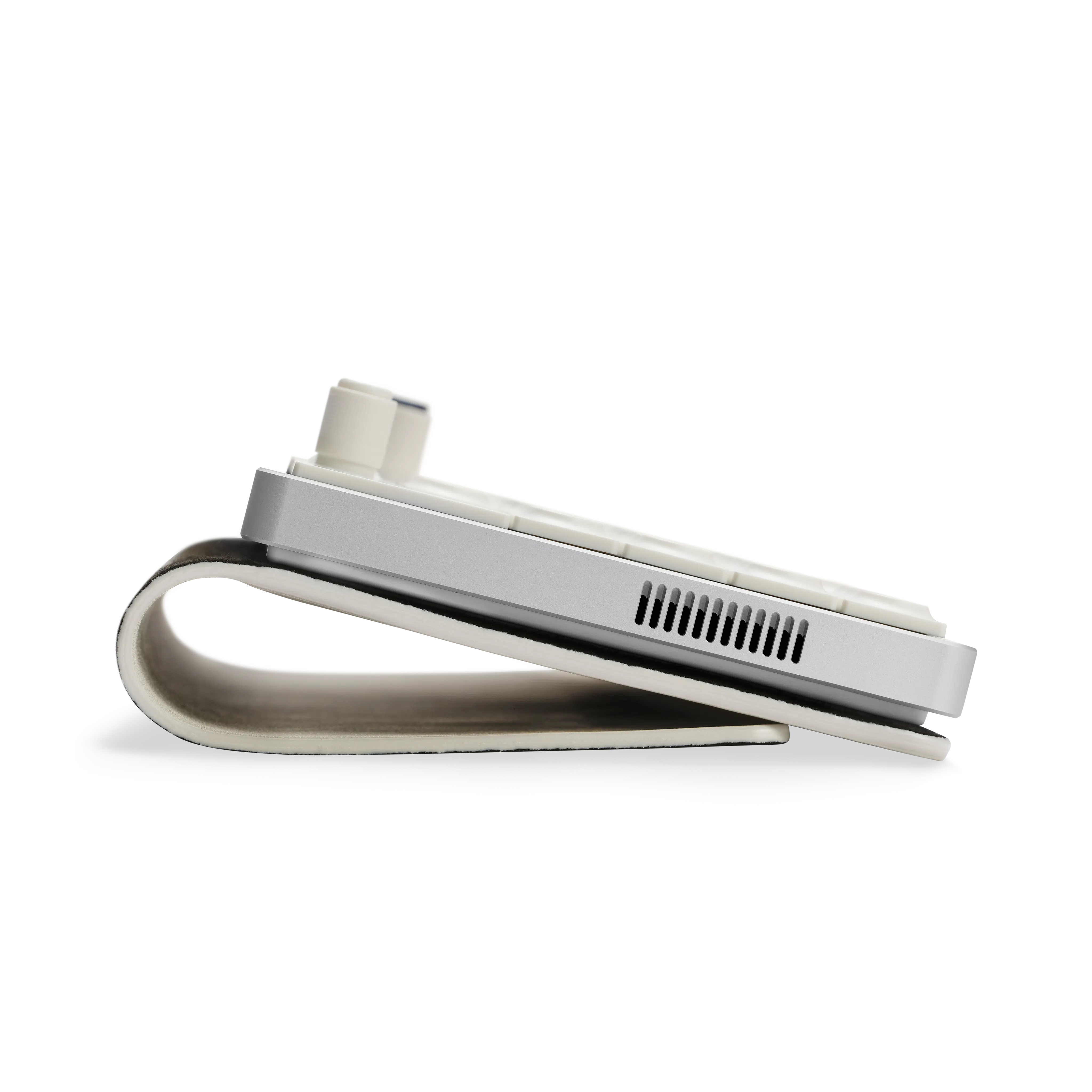 field leather wrap white - teenage engineering
