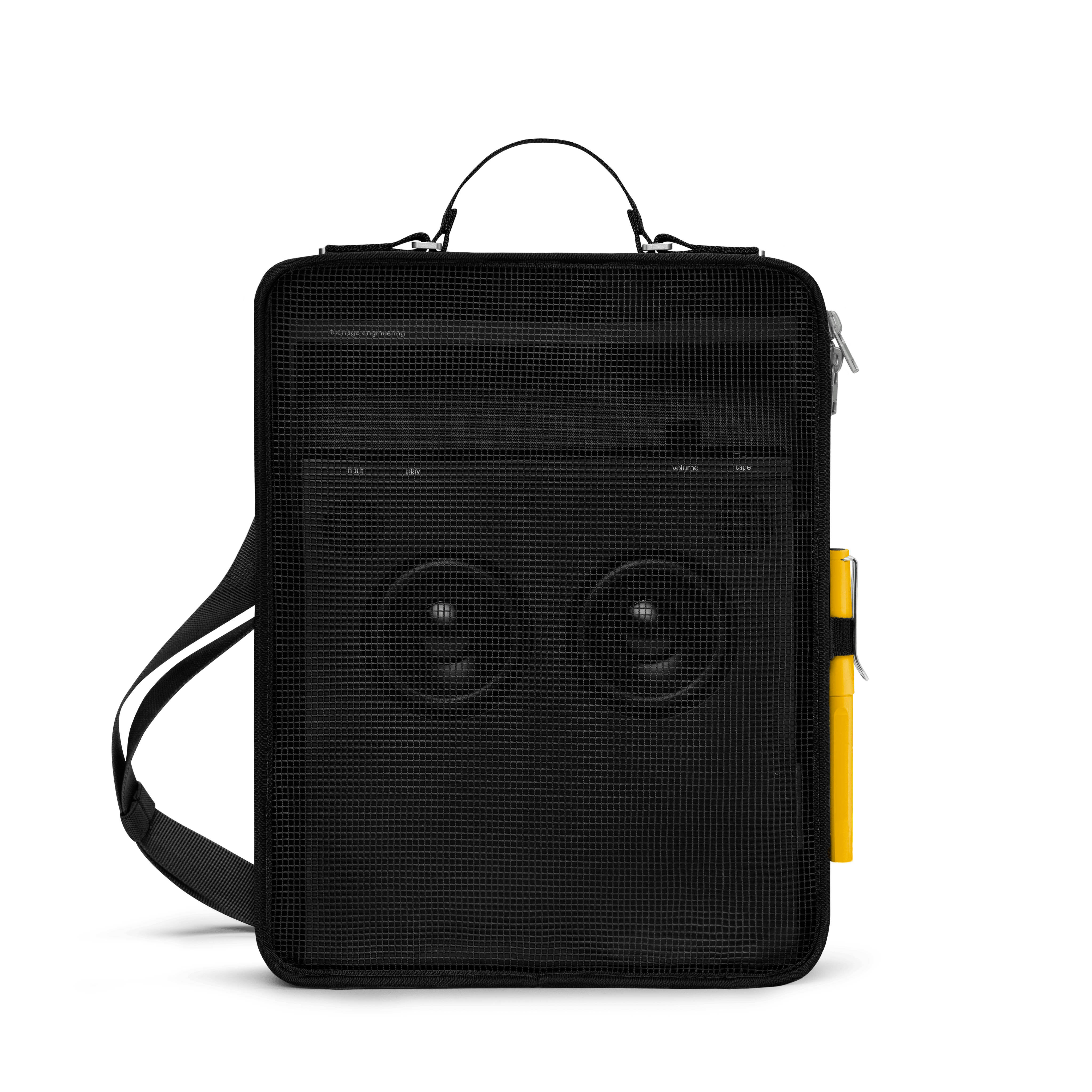 OB–4 mesh bag black - teenage engineering OB–4 mesh bag black - teenage engineering