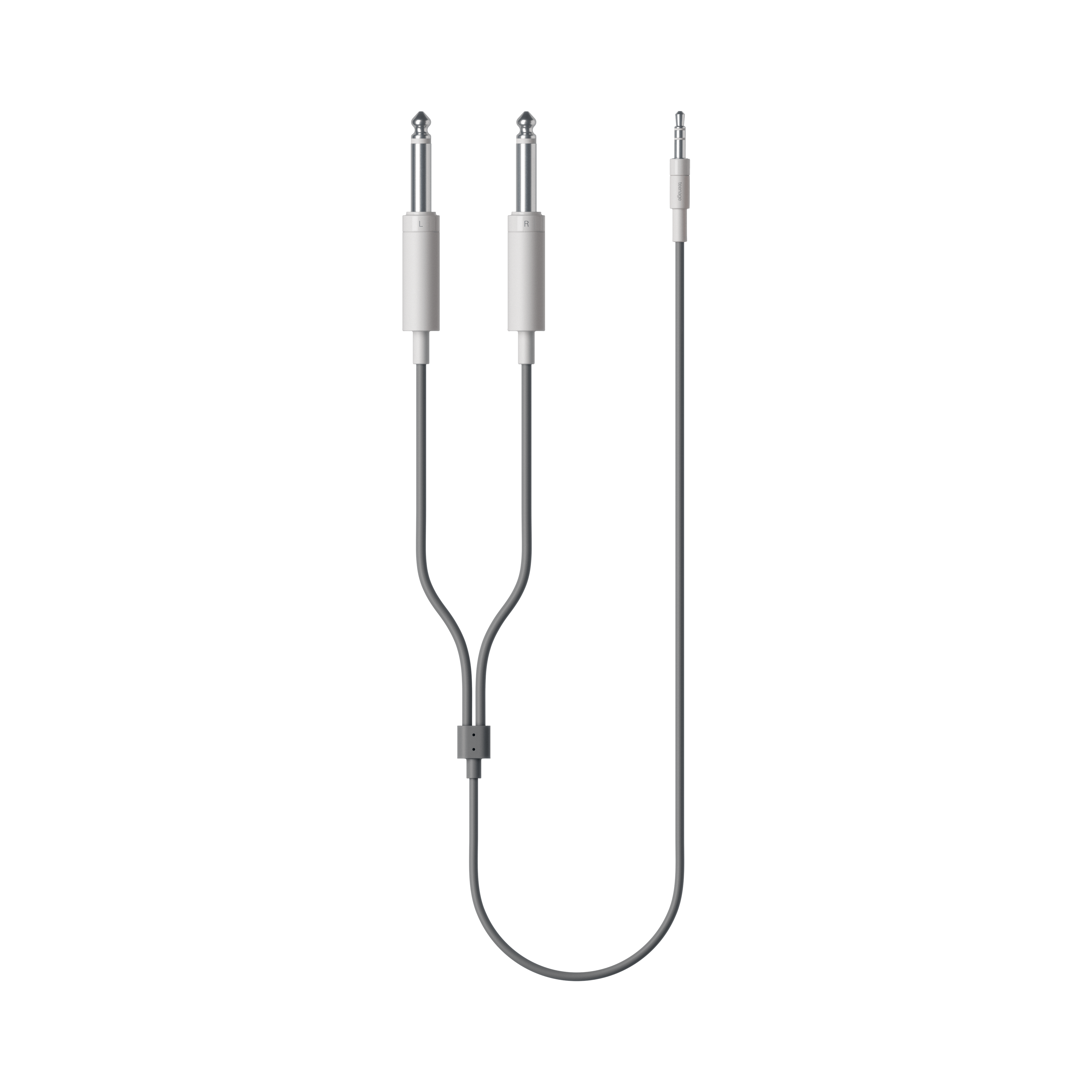 slim audio cable 3.5mm - 2x 6.35mm