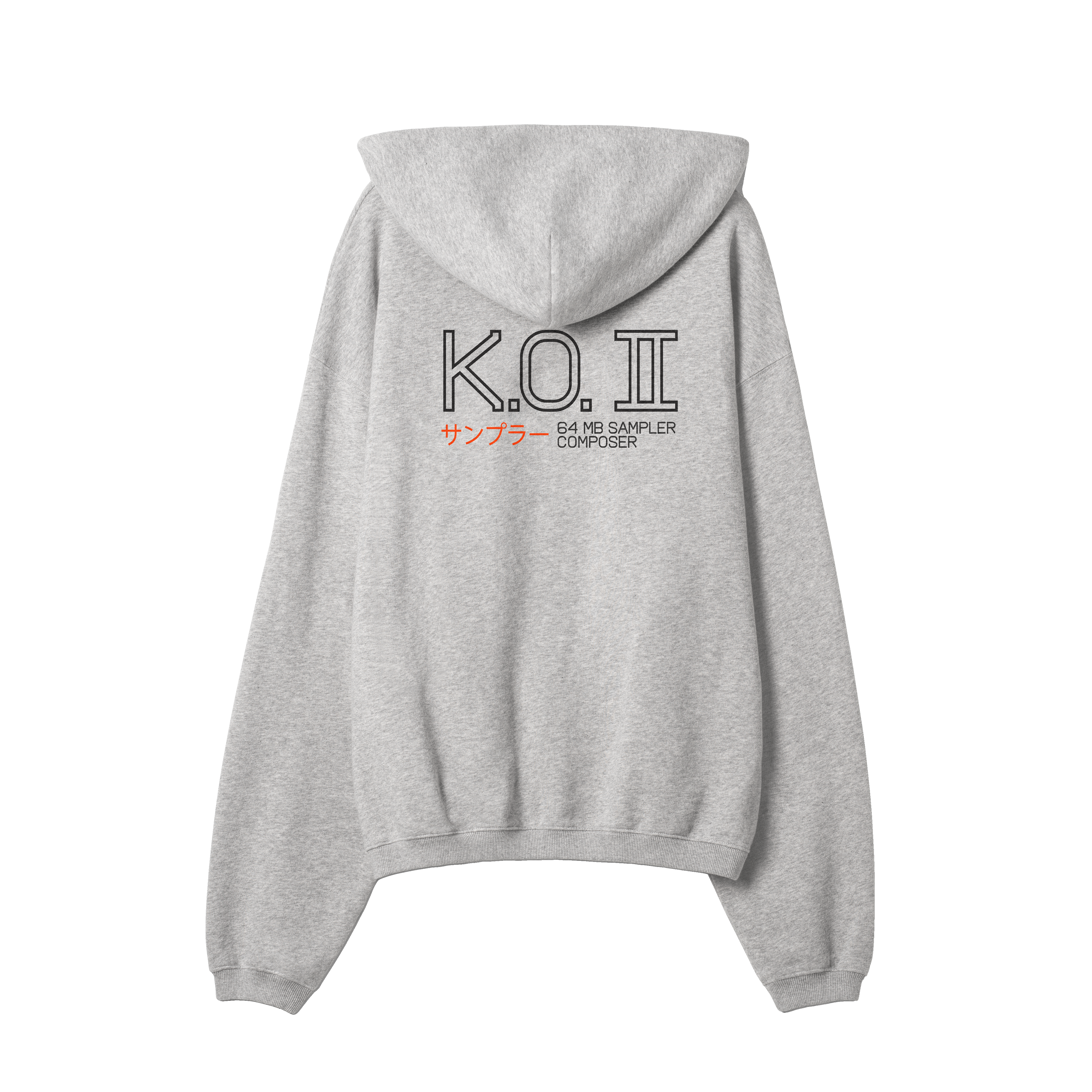 K.O. II  cotton hoodie