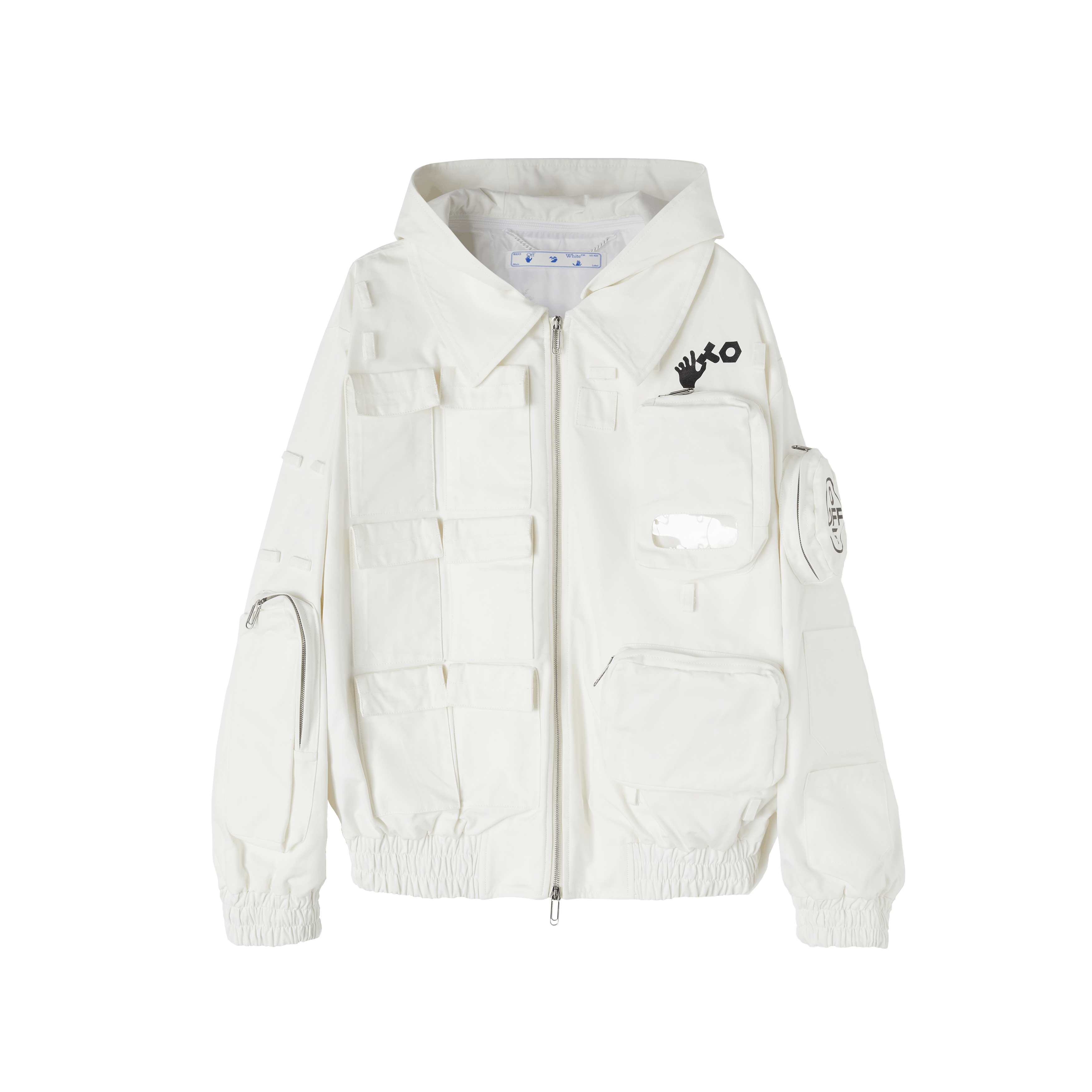 Adidas yeezy jacket white 50 best sale