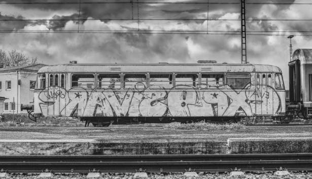 Barcelona disused train 