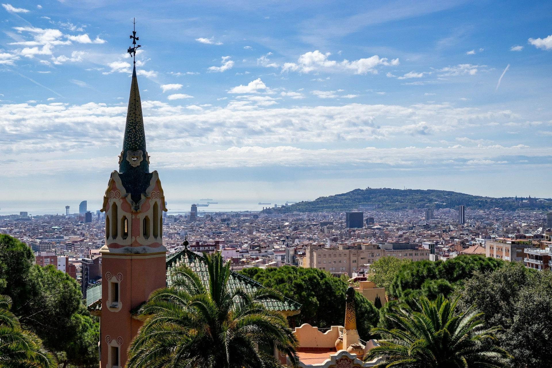 Barcelona city landscape