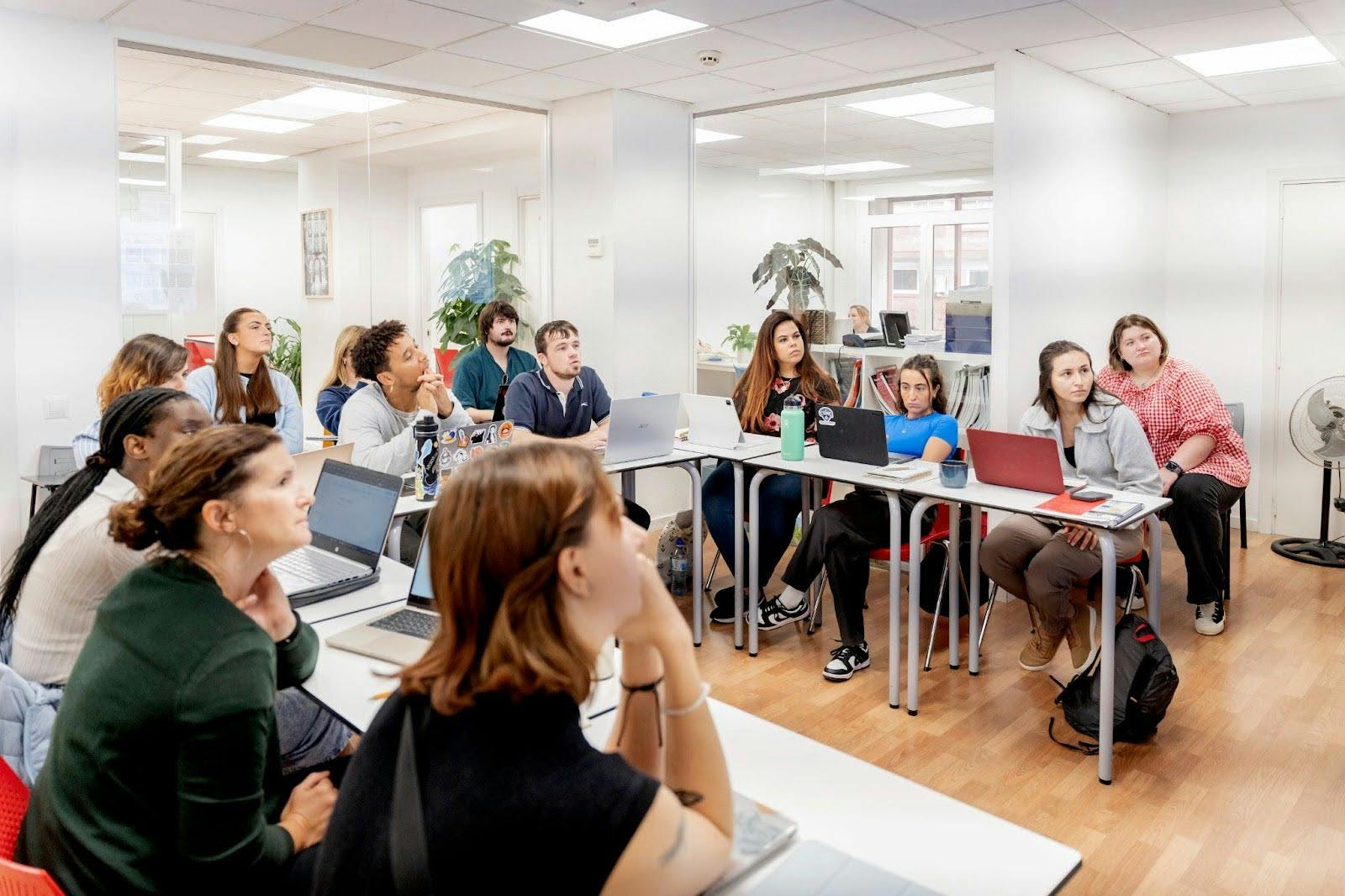 TEFL Iberia classroom in Barcelona, Spain