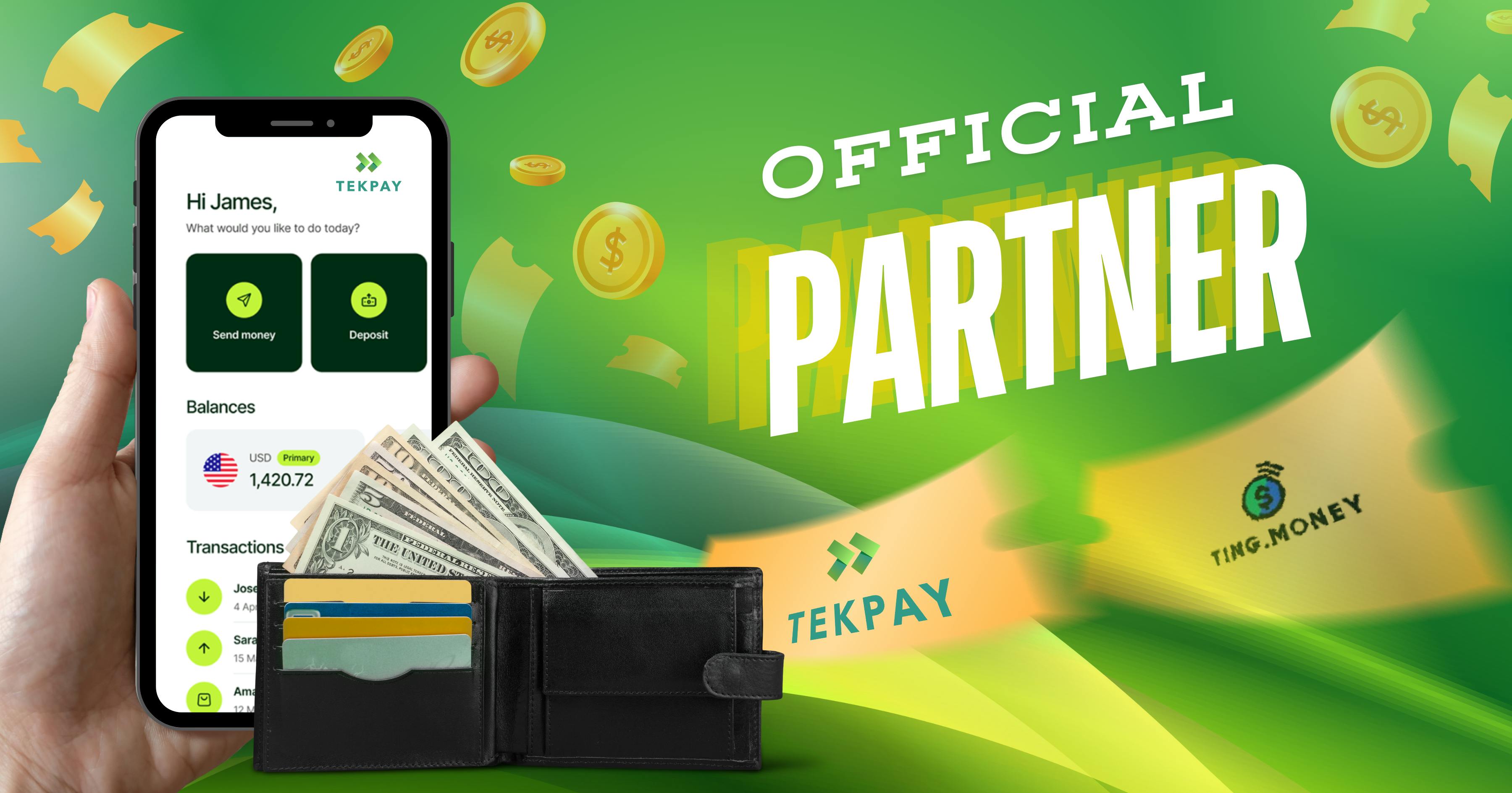 TekPay Forms Strategic Partnership with TingMoney E-Wallet
