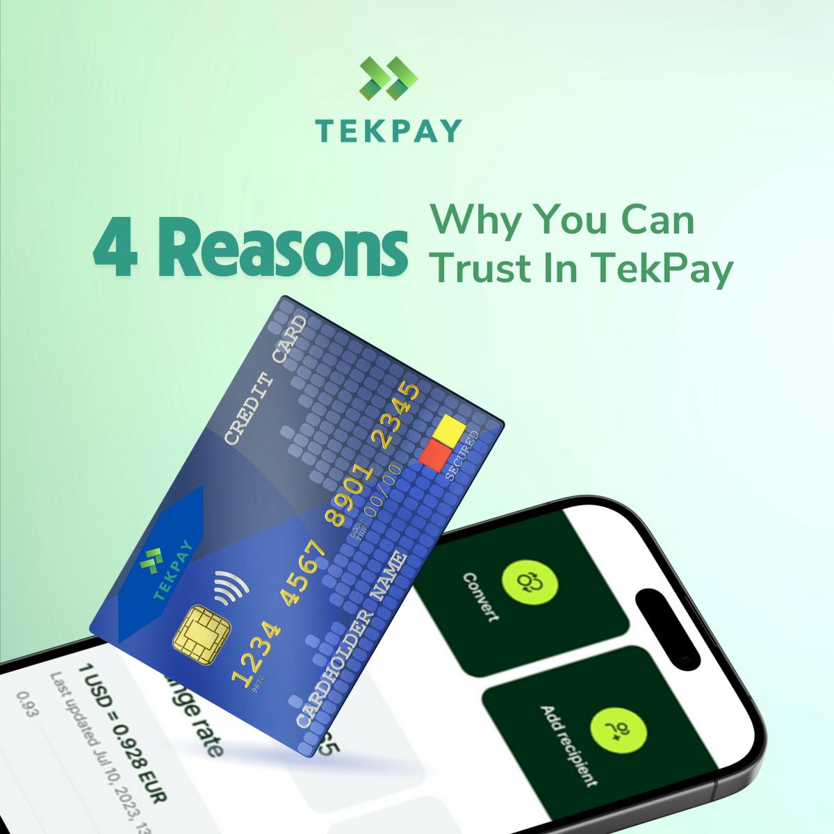 4 Reasons You Can Trust In TekPay