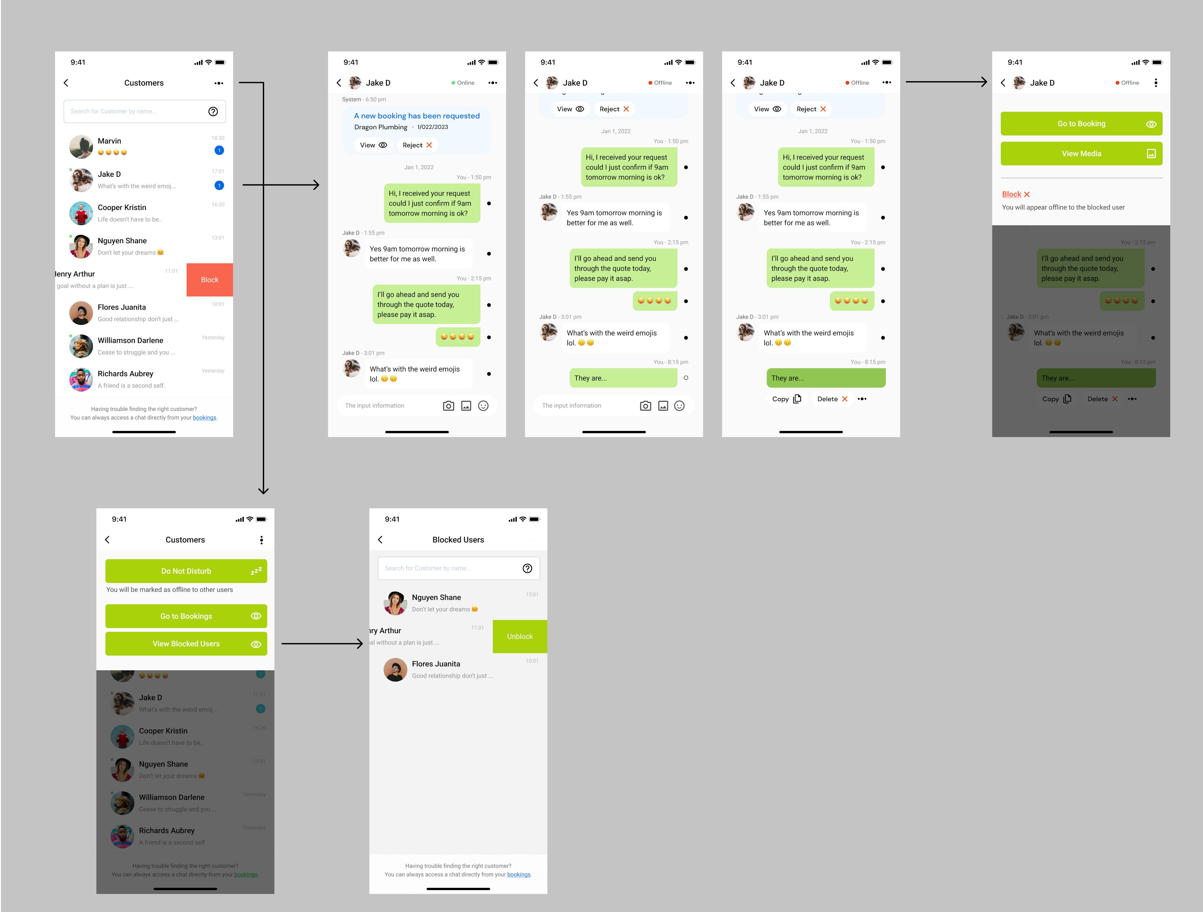 chat design