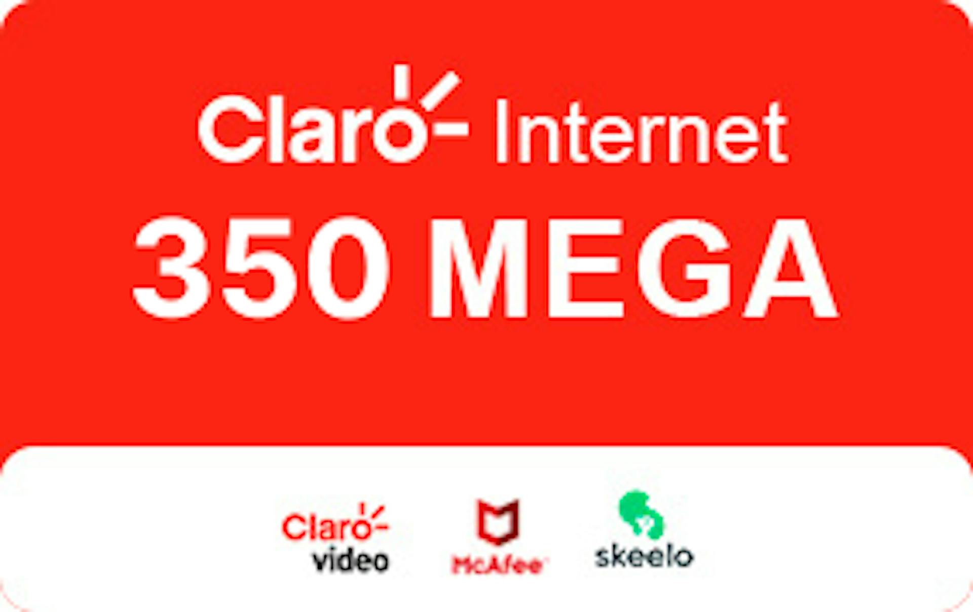 claro internet 350 mega