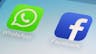 ícone do whatsapp e facebook na tela do celular apps ilimitados na claro