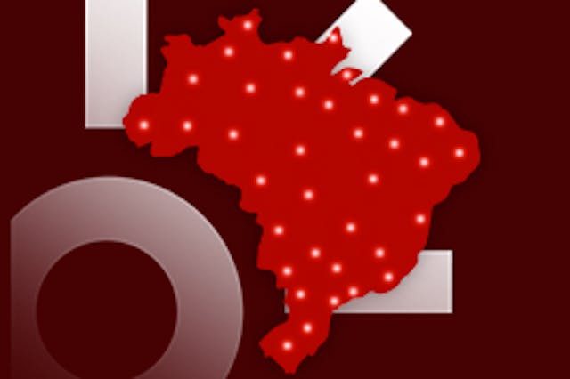 mapa do brasil vermelho indicando qualidade de sinal da claro com ampla cobertura