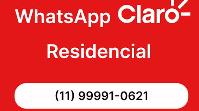 whatsapp da claro residencial