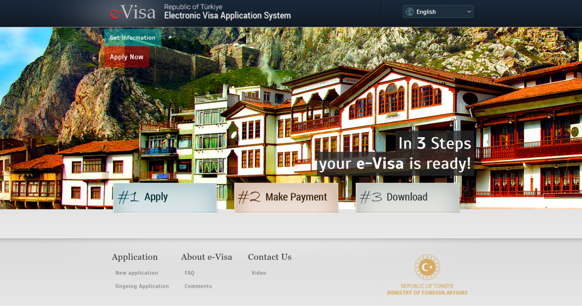 turkey visa application portal