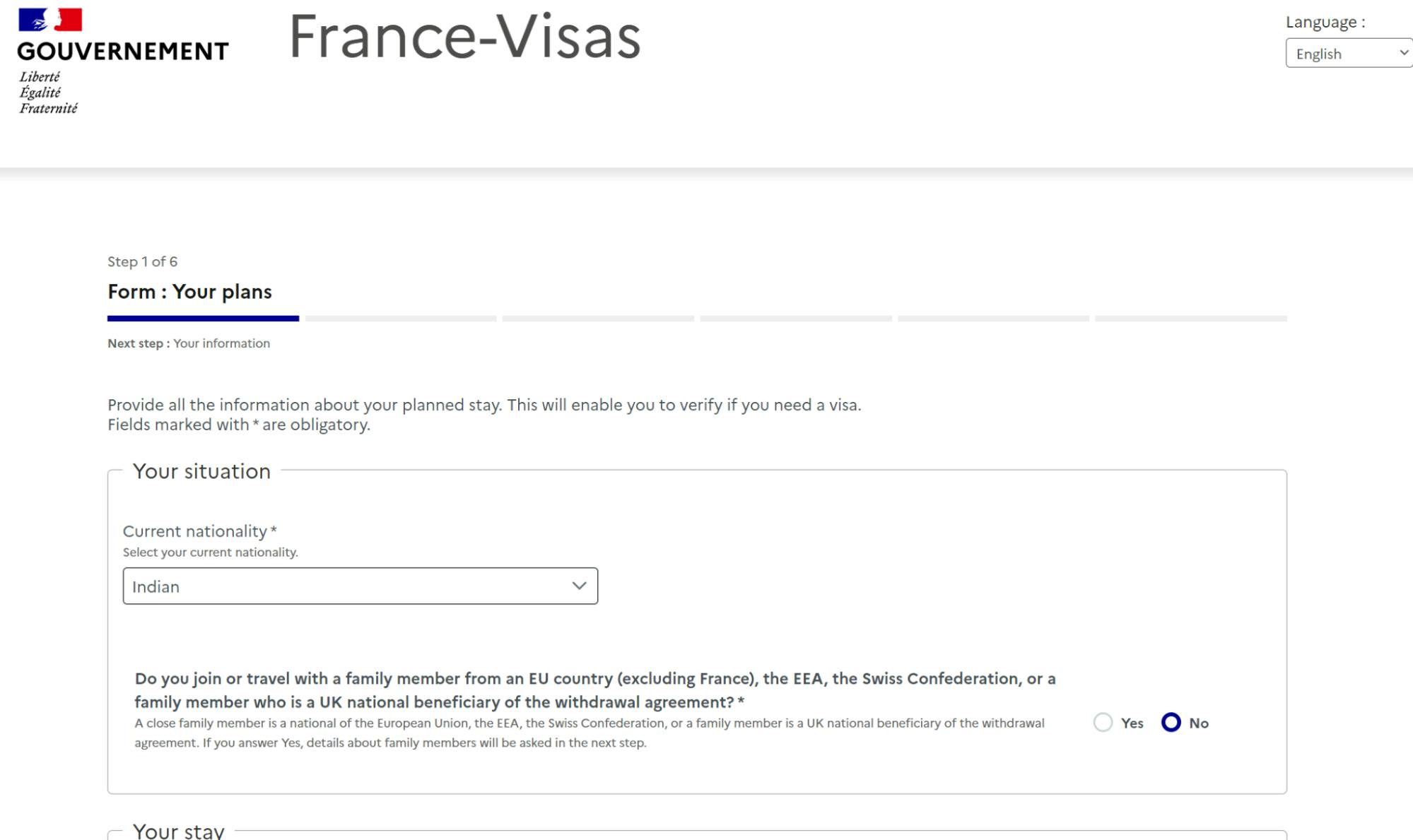 Business Visa to France through VFS Global