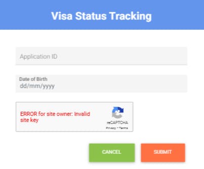 Check status of Ghana Visa