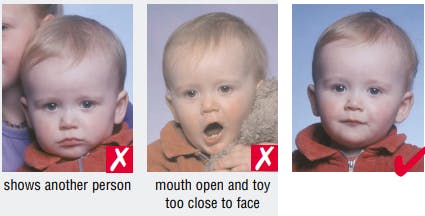 Denmark visa photo requirements for children