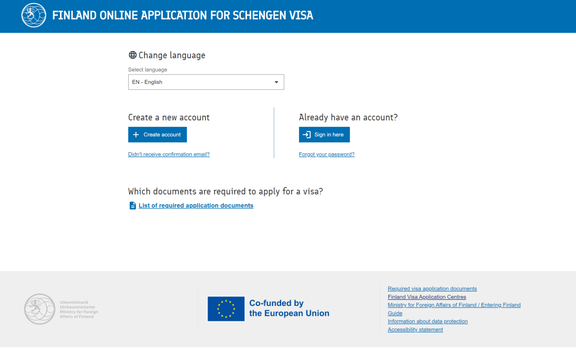 Finland Online Application 