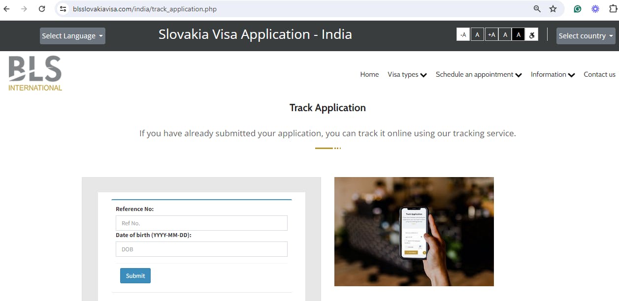 Checking the Status of Slovakia Visa for Indians 