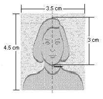  Photo dimensions for Latvia visa for Indians 