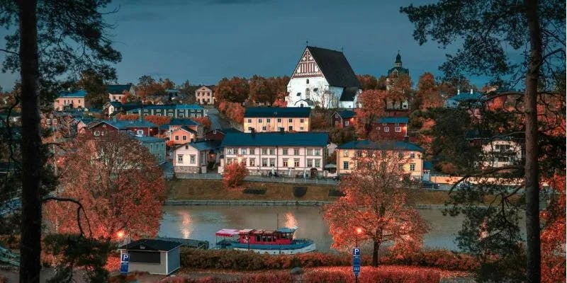 Charming Riverside of Finland