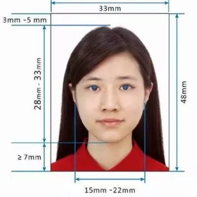 Photo Specifications for China Business Visa