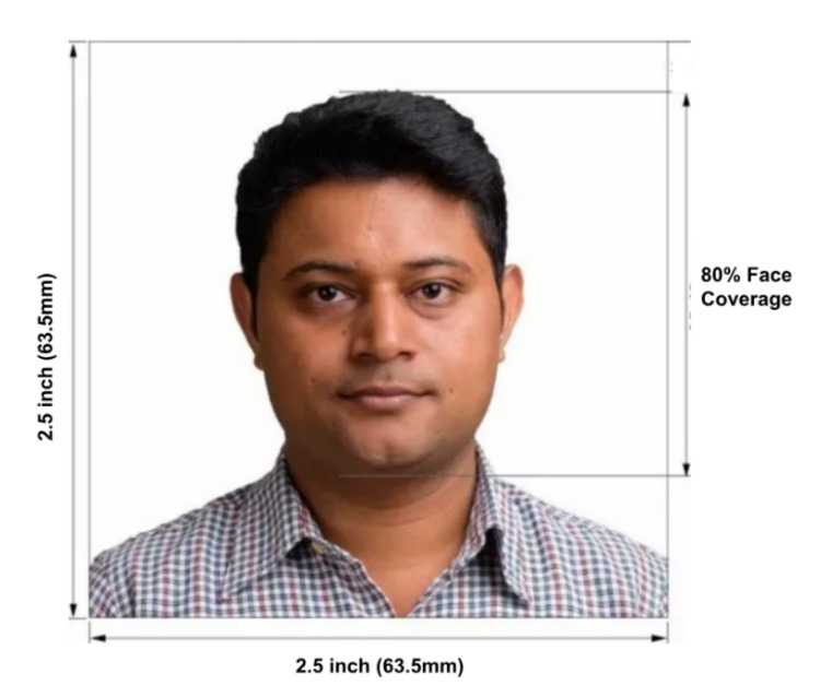 Turkey visa photo sample image