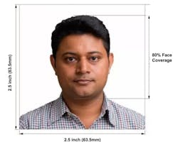 Turkey visa photo sample image