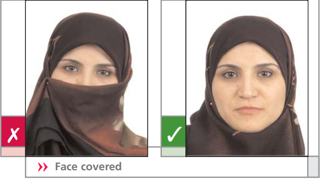 Canada visa photo sample