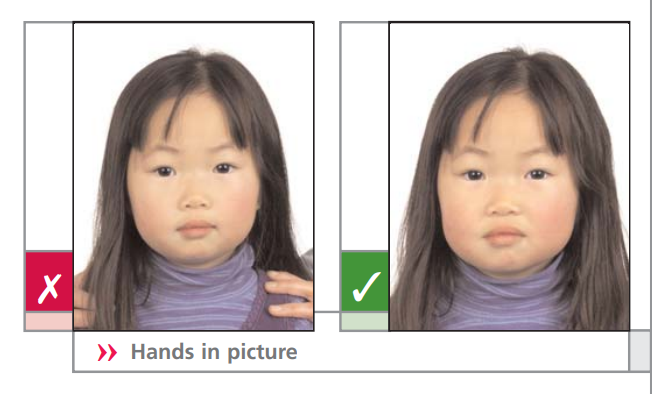 Canada visa photo sample