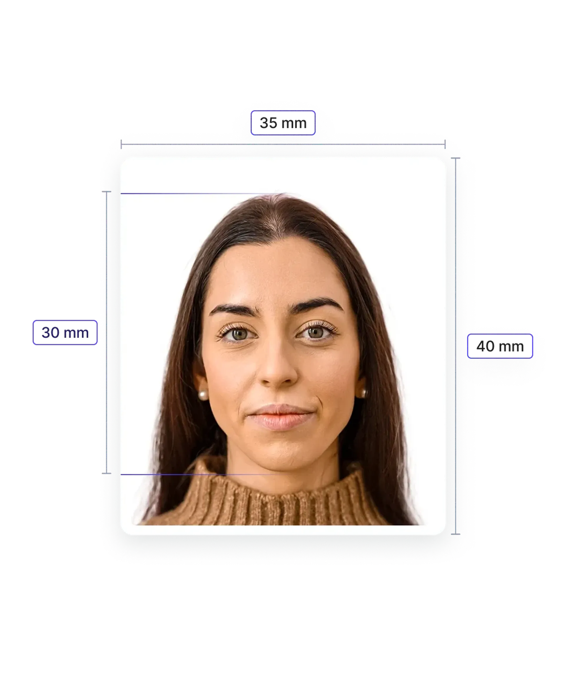 france visa photo size requirements