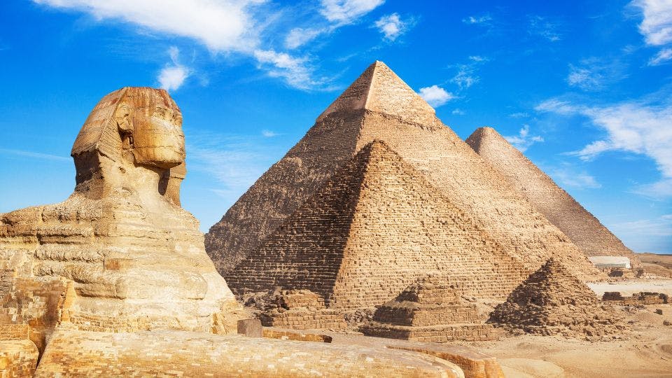 Great Sphinx and Pyramids of Giza