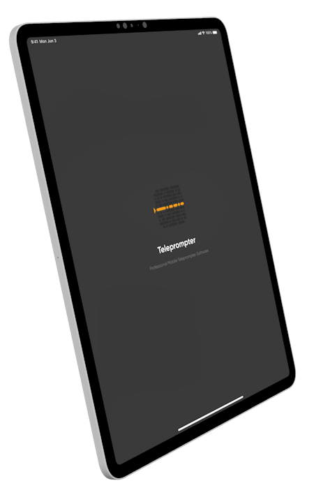 How Teleprompter for iPad
Pro Works