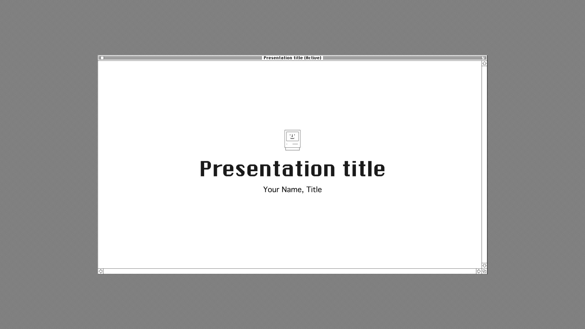 Mac Presentation Template