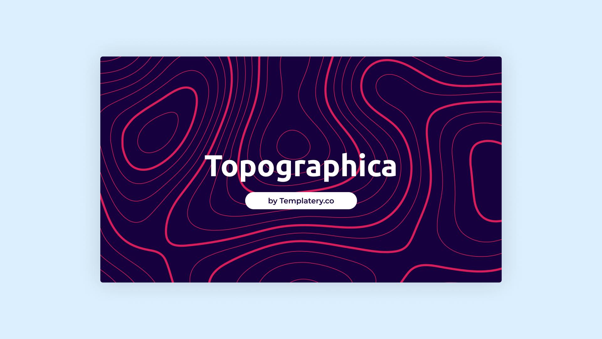 Topographica Presentation Template