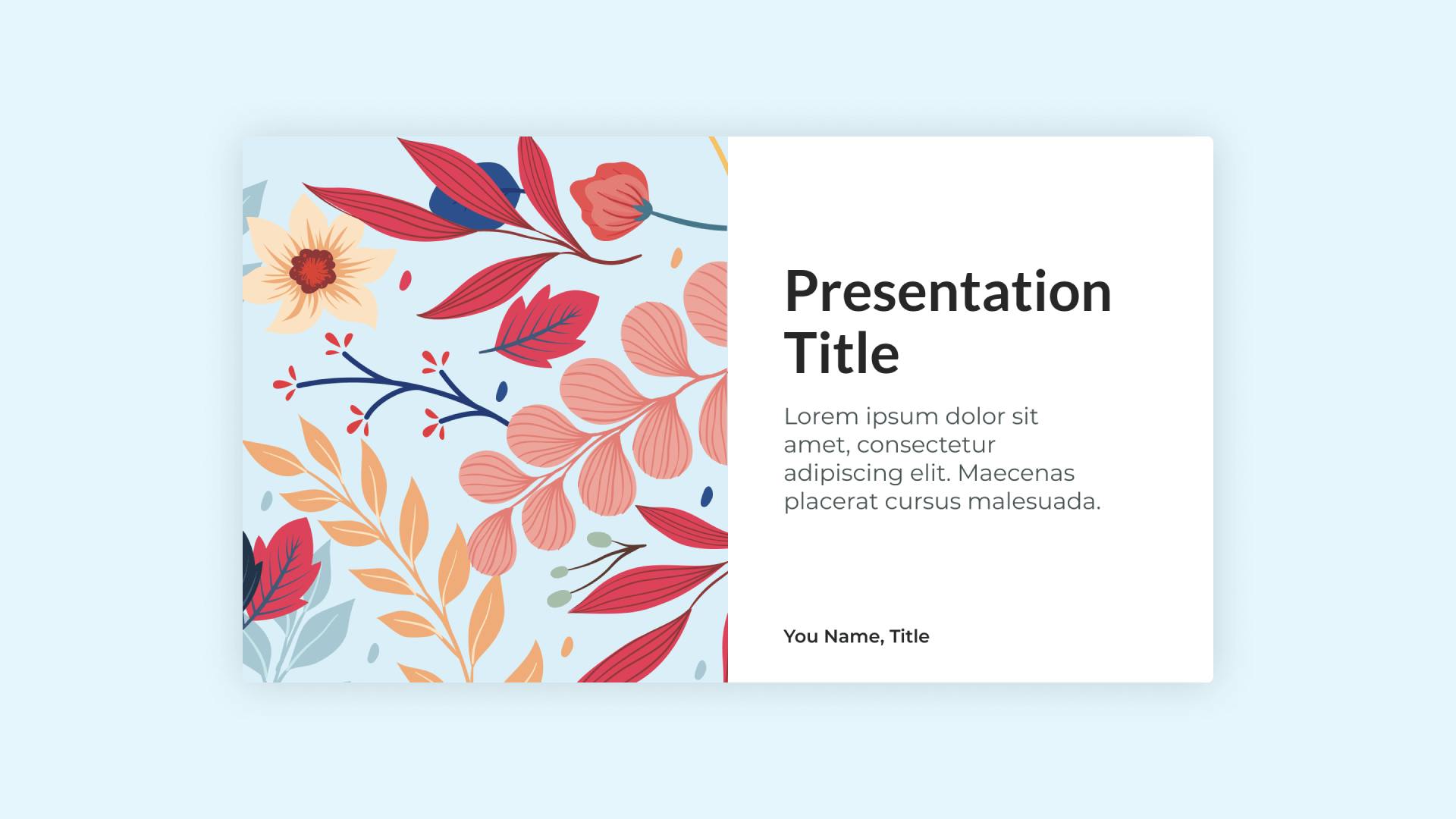 Fleure Presentation Template