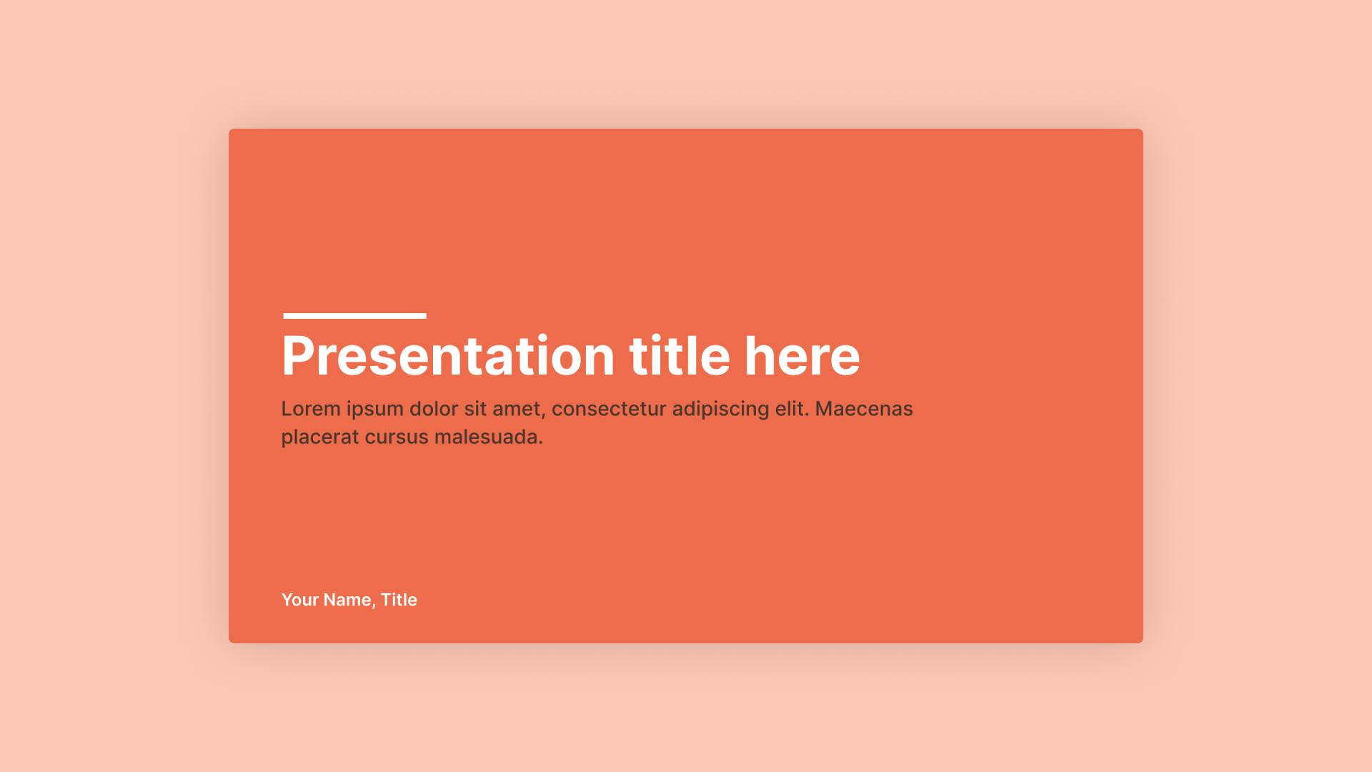 Chester Presentation Template