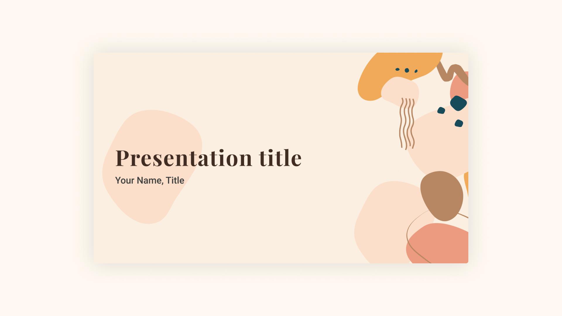 Mono Presentation Template