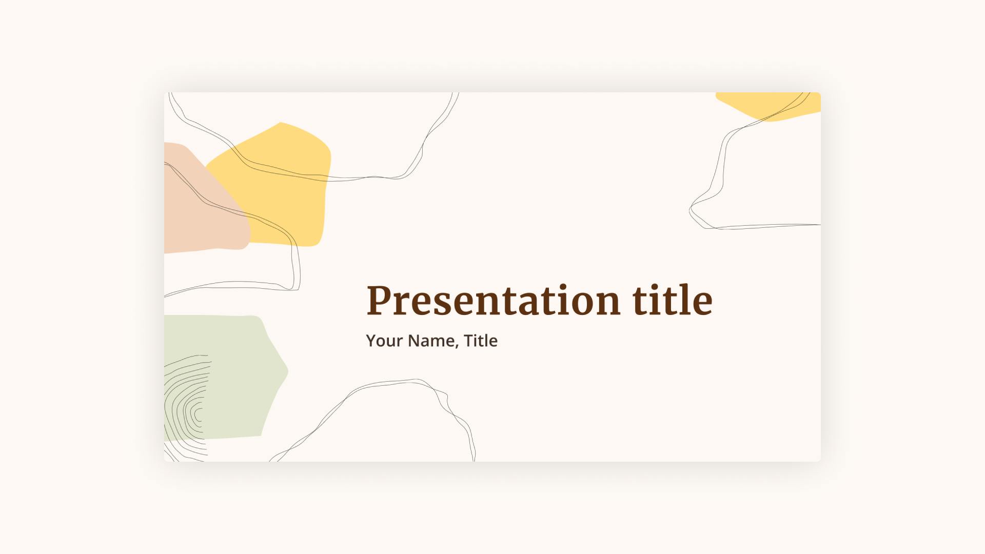 Calibra Presentation Template