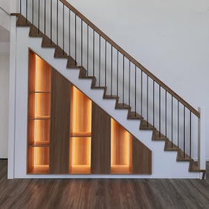 Trappenkast met verlichting door Ten Interieur